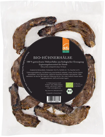 Bio-Hühnerhälse getrocknet