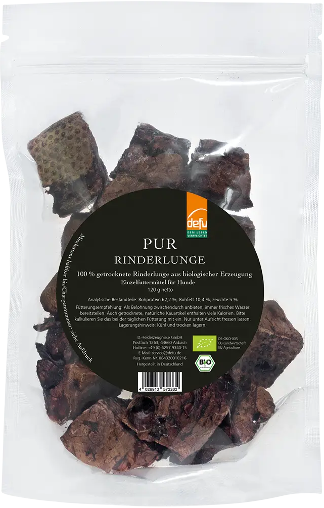 PUR Bio- Rinderlunge getrocknet