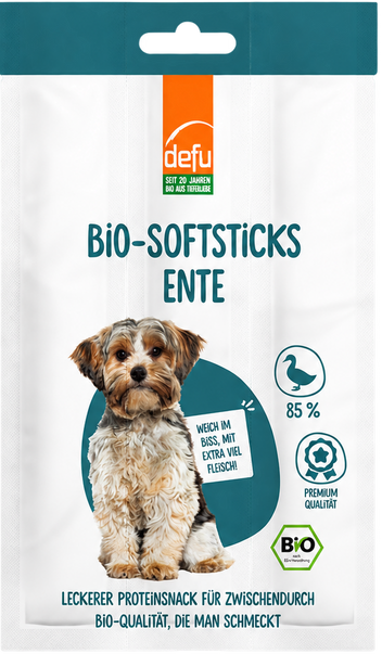 Hund Bio-Softsticks Ente