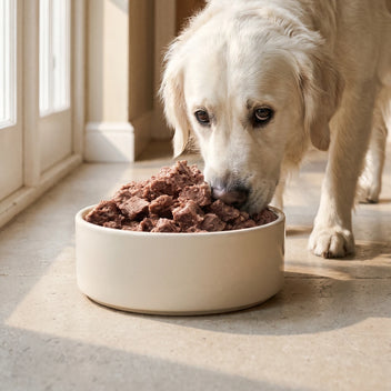 Hund Bio-Menü Pute mit Zucchini & Dinkel