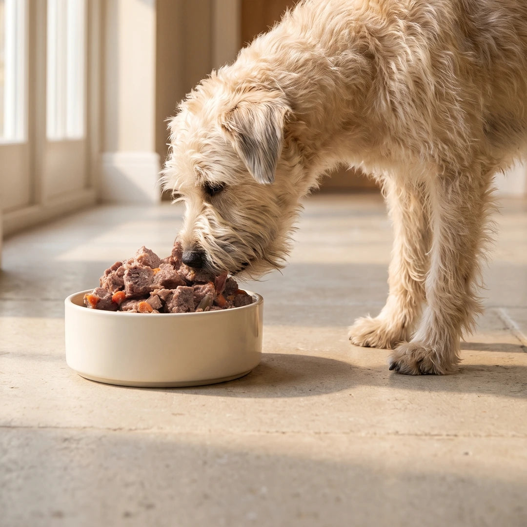 Hund Bio-Menü Huhn getreidefrei mit Karotte & Pastinake