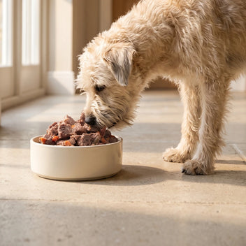 Hund Bio-Menü Huhn getreidefrei mit Karotte & Pastinake