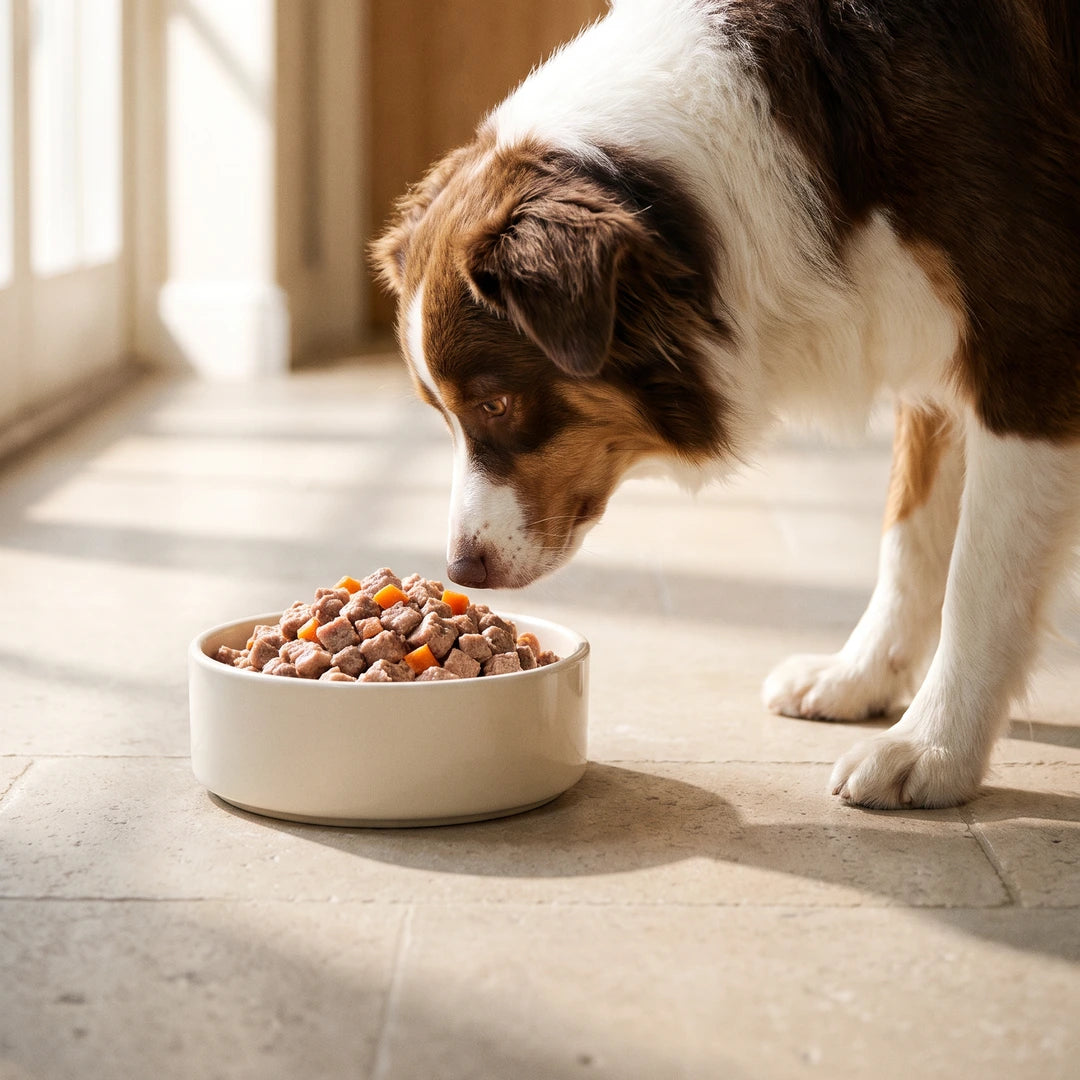 Hund Bio-Menü Pute getreidefrei mit Zucchini & Kürbis