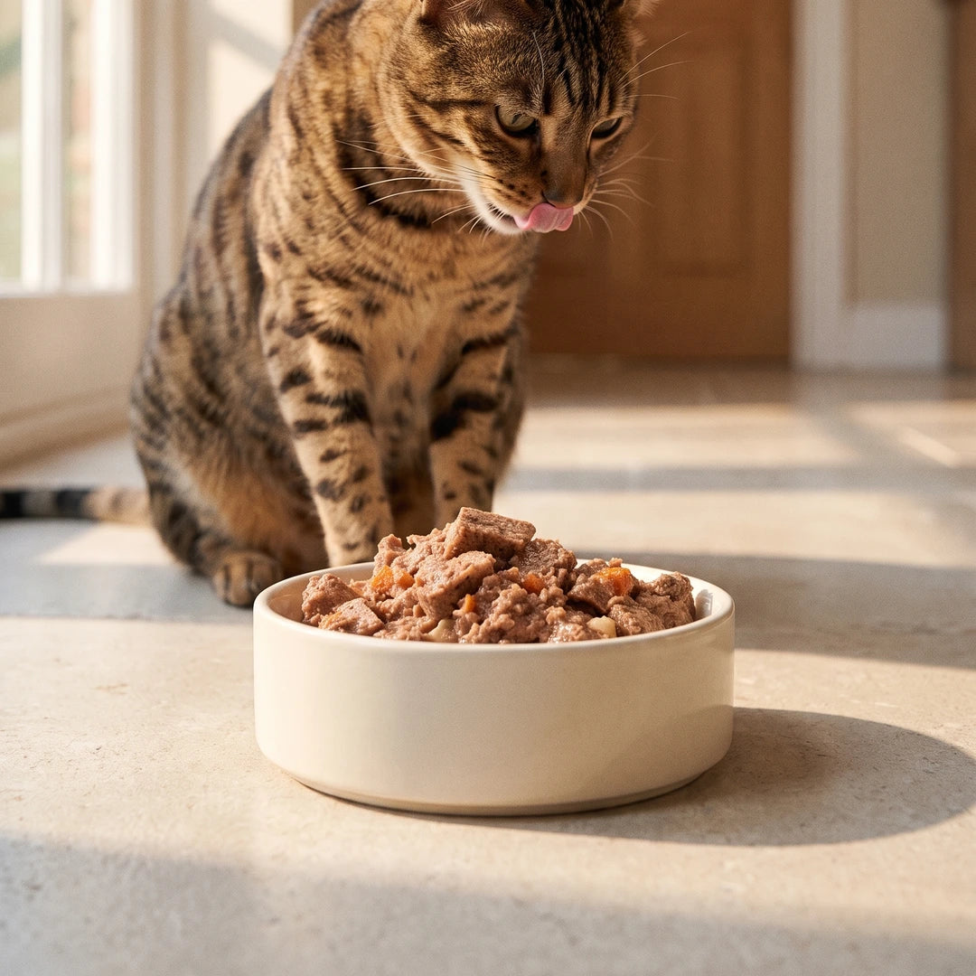 Katze Bio-Menü Pute mit Kürbis