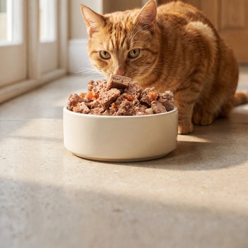 Katze Bio-Menü Huhn mit Karotte