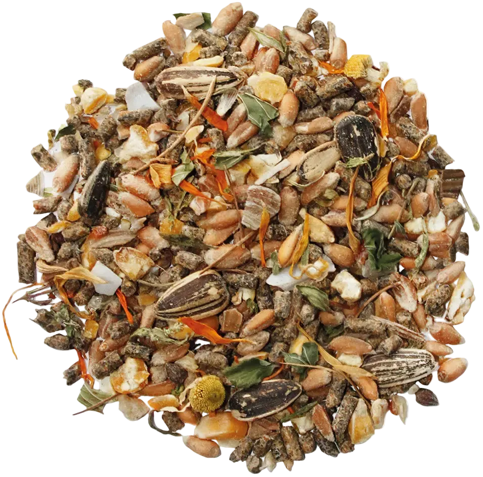 Gartenhühner Alleinfutter "Kräuter"