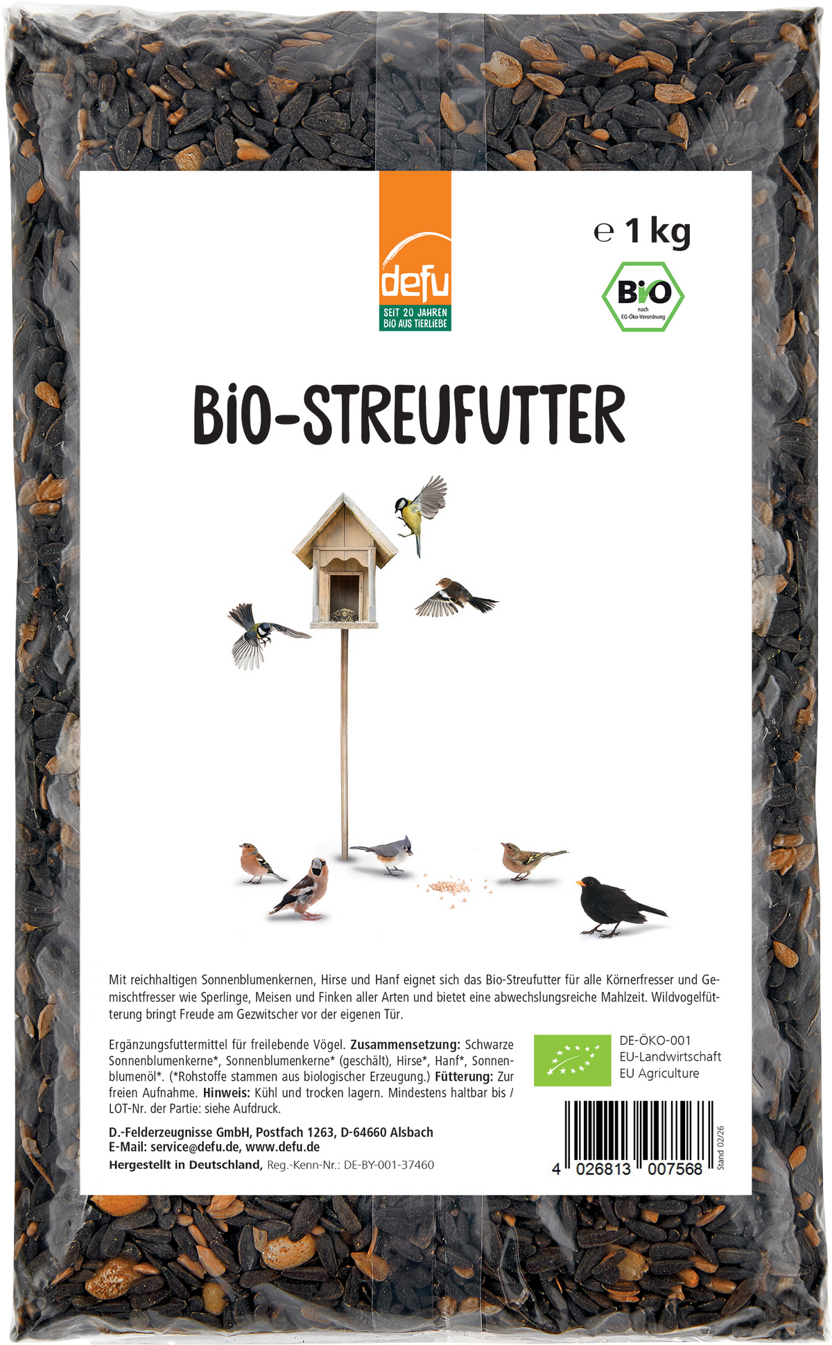Bio-Streufutter