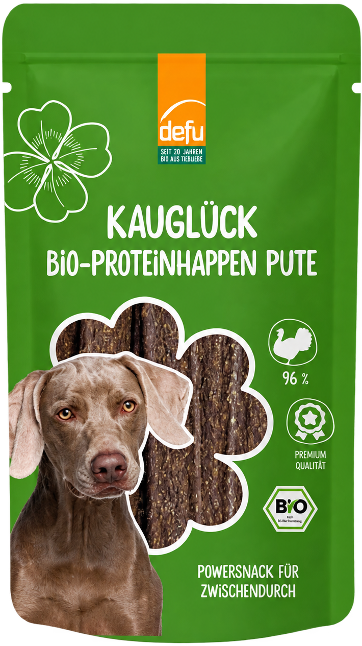 Kauglück Bio-Proteinhappen Pute