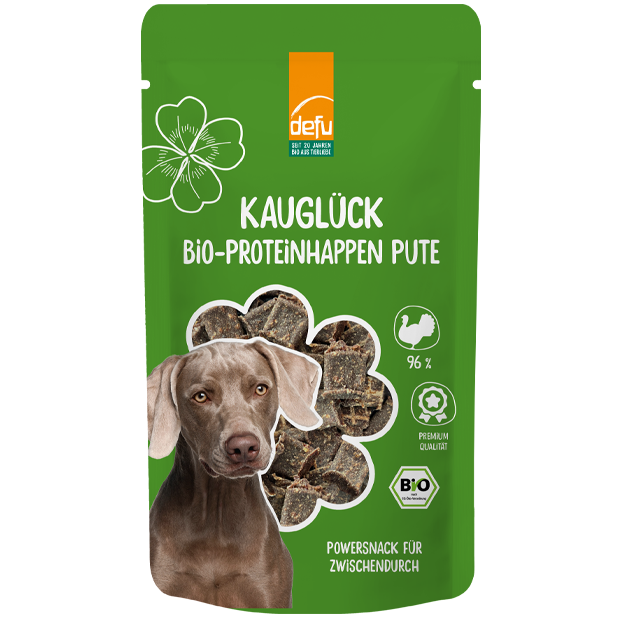 Kauglück Bio-Proteinhappen Pute