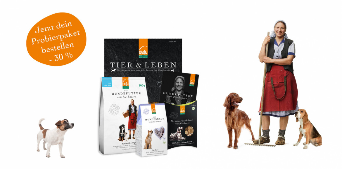 defu Bio-Tierfutter Probierpakete Hund