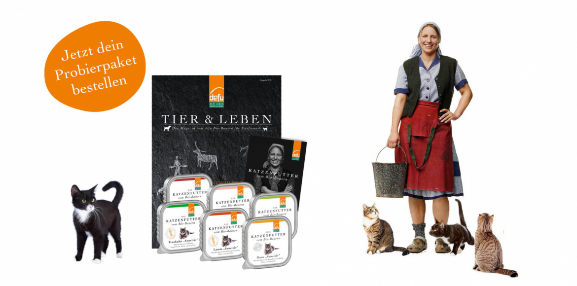 defu Bio-Tierfutter Probierpakete Katze