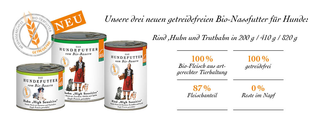 Getreidefreies Bio Hundefutter