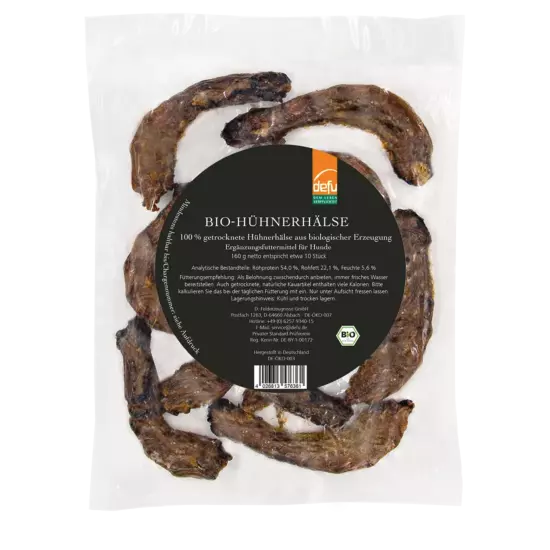 Hund: Bio-Hühnerhälse getrocknet