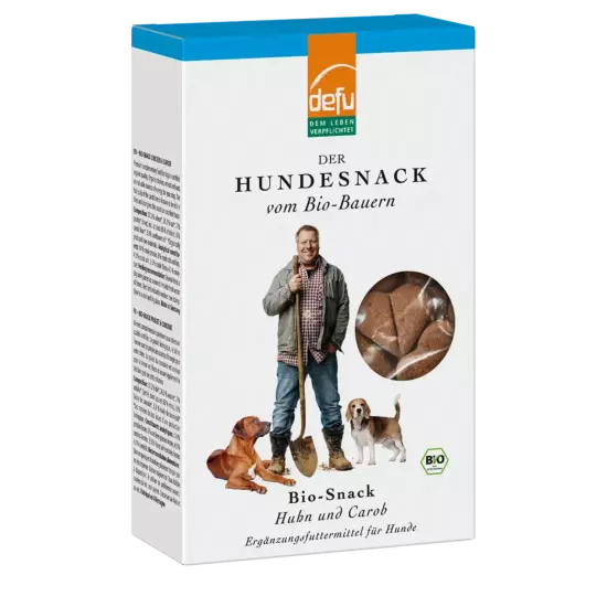 Hund: Bio-Snack Huhn & Carob