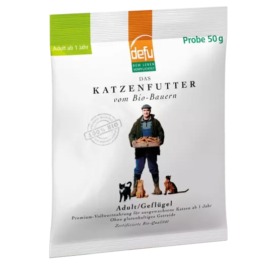 Katze: Adult Geflügel - 50 g - Probe