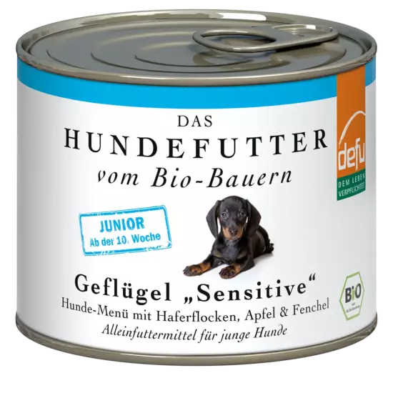 Hund: Junior Geflügel "Sensitiv" - 200 g - Probe