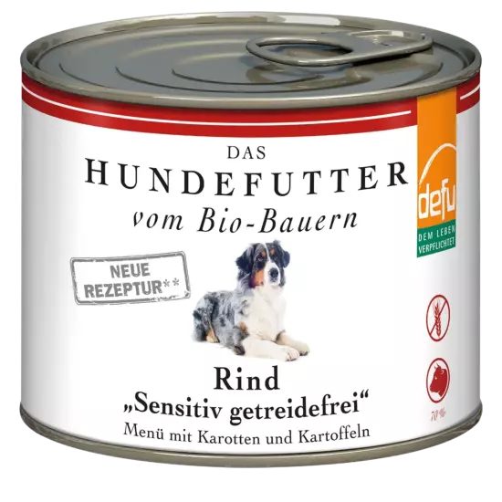 Hund: Rind "Sensitiv getreidefrei" - 200 g - Probe