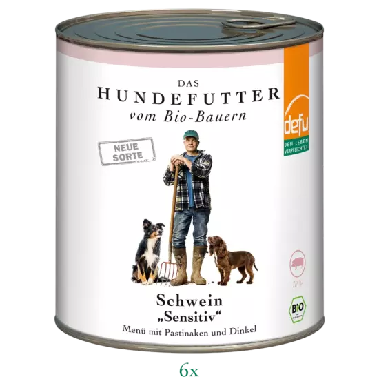 Hund: Schwein "Sensitiv" - Vorteilspack 6 x 820 g