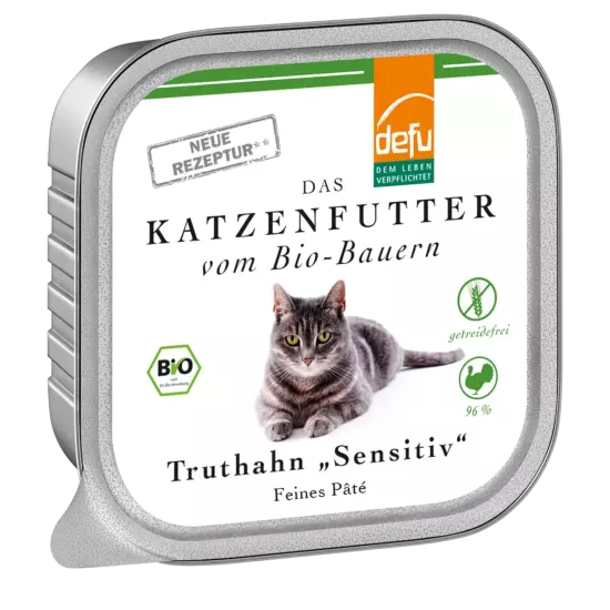 Katze: Truthahn "Sensitiv" Pâté - 100 g - Probe