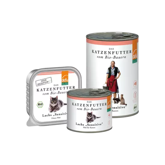 Katze: Lachs "Sensitive" Pâté