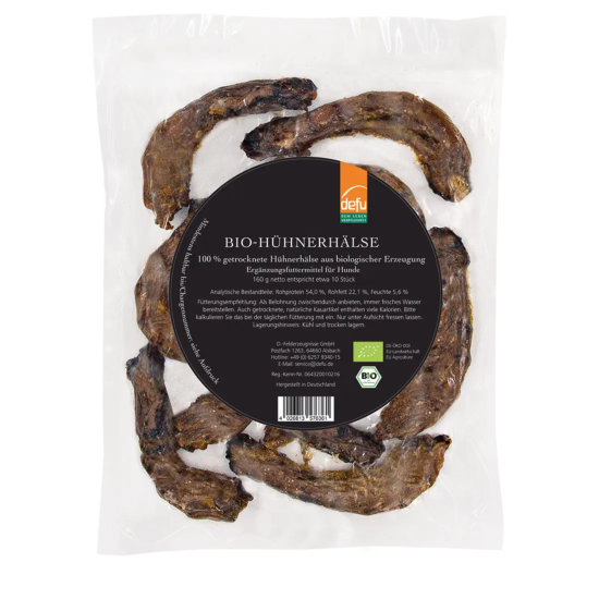Hund: Bio-Hühnerhälse getrocknet