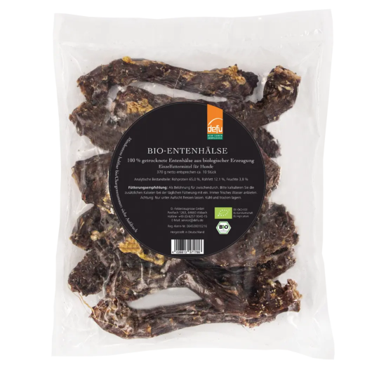 Hund: Bio-Entenhälse getrocknet