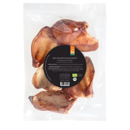 Hund: Bio-Schweineohren getrocknet