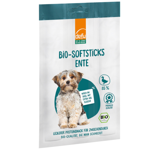 Hund: Bio-Softsticks Ente 