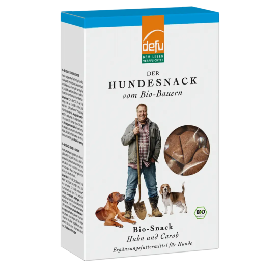 Hund: Bio-Snack Huhn & Carob
