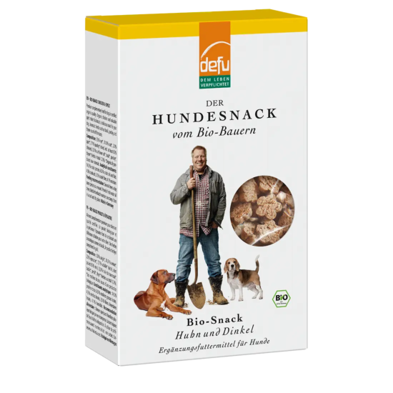 Hund: Bio-Snack Huhn & Dinkel
