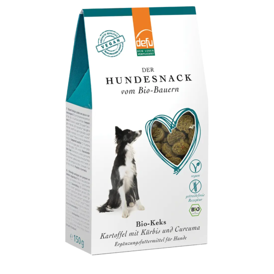 Hund: Bio-Keks Kartoffel mit Kürbis und Curcuma