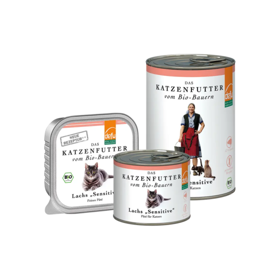 Katze: Lachs "Sensitive" Pâté