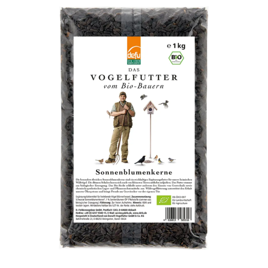 Bio-Sonnenblumenkerne schwarz 1-14 kg
