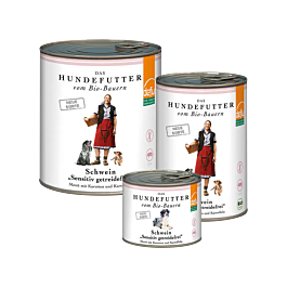defu Bio Hundefutter Schwein "Sensitiv getreidefrei" Hunde-Men