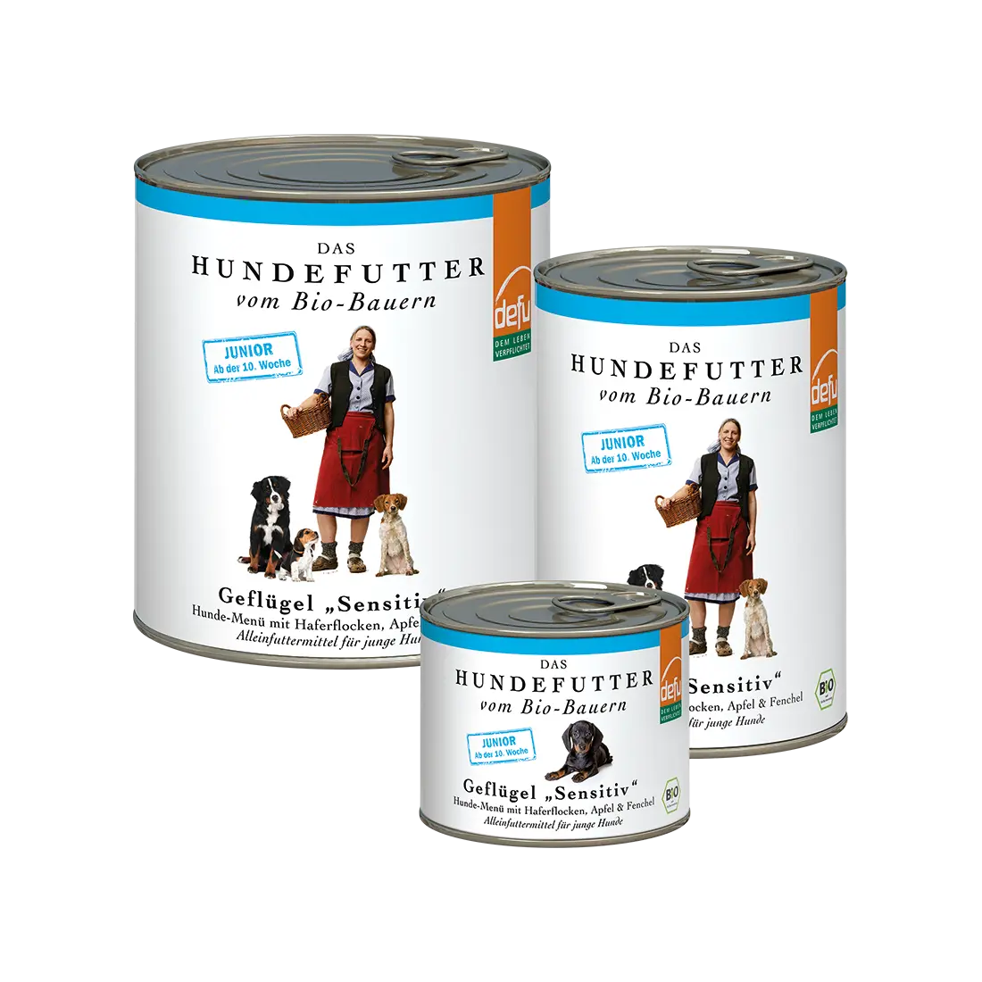 defu Bio Hundefutter Junior Bio-Geflgel Sensitive Men