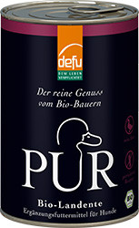 Pur Ergänzungsfutter für Hunde Bio-Landente